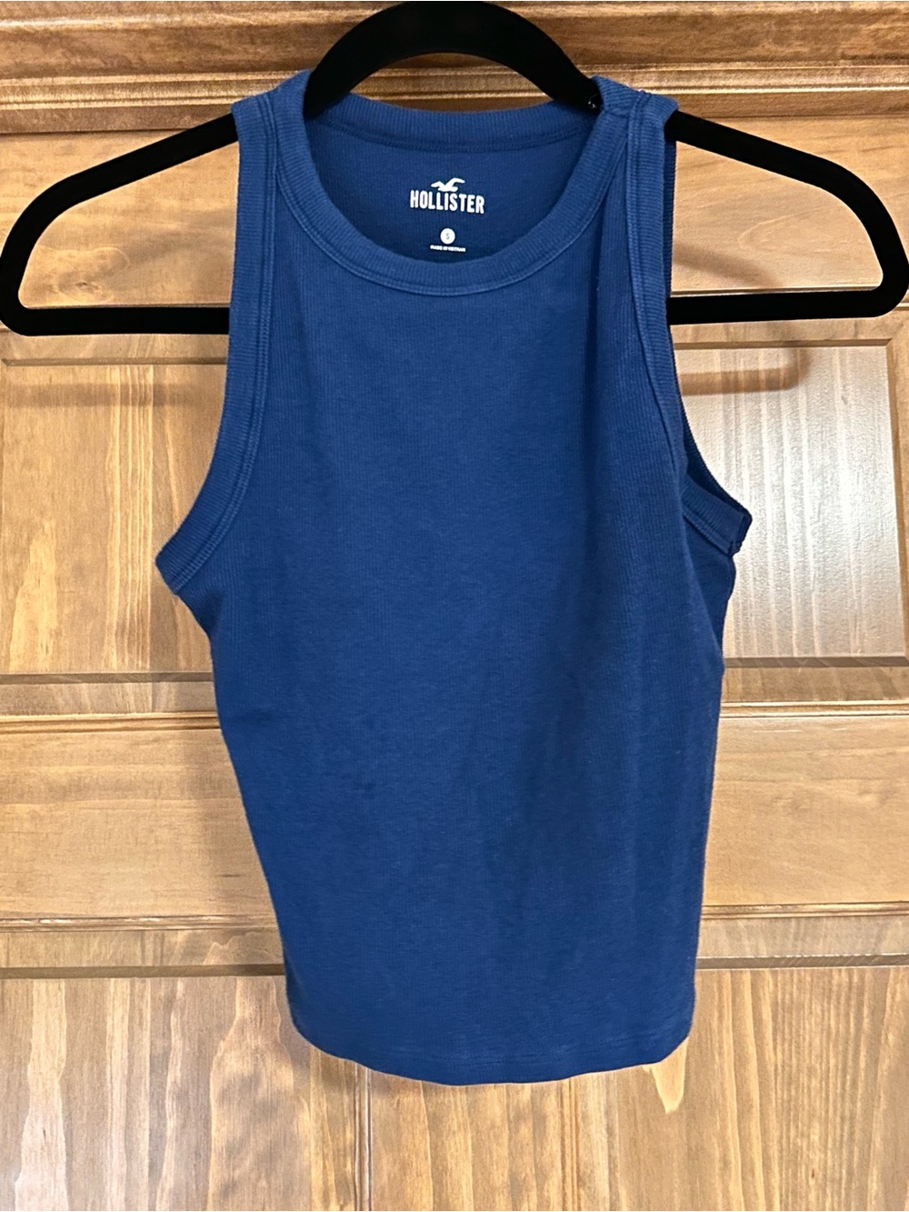 Hollister Women's Royal Blue Ribbed Tank